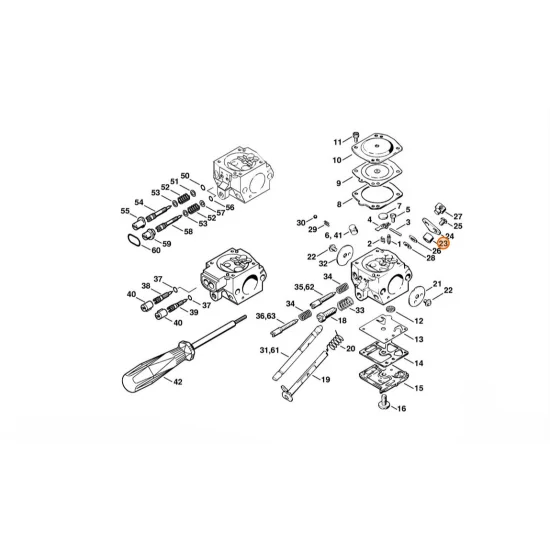 STIHL  Tuleja dystansowa 4116 122 5000